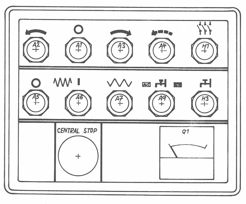 Пульт керування фрезерным верстатом TOS FN-40